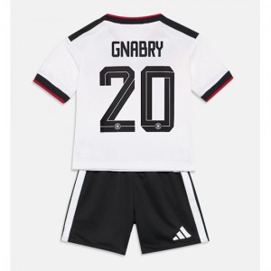 Saksa Serge Gnabry #20 Jalkapallovaatteet Lasten Kotipeliasu MM-kisat 2026 Lyhythihainen (+ Lyhyet housut)
